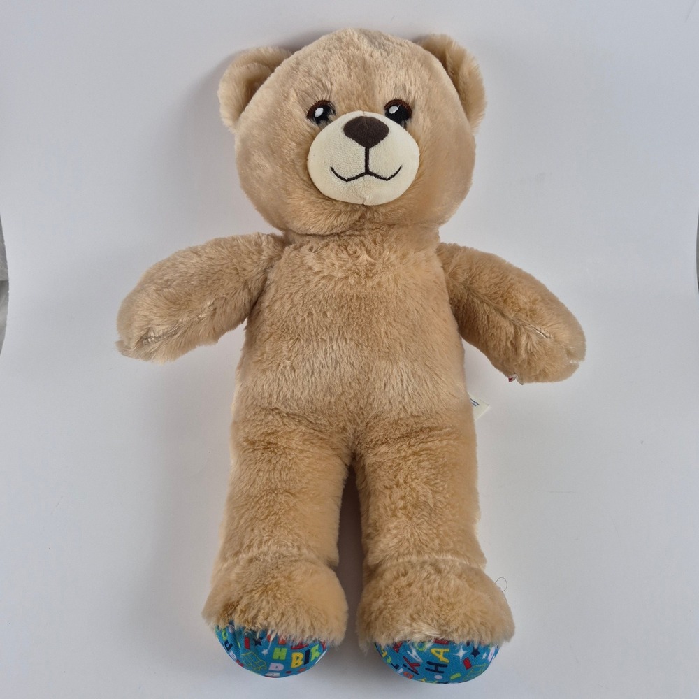 Build-A-Bear Workshop Happy Birthday Celebration Teddy Bear Tan Plush 16 Inches